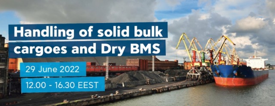 HELMEPA webinar: "Handling of solid bulk cargoes and Dry BMS" | 29 June 2022